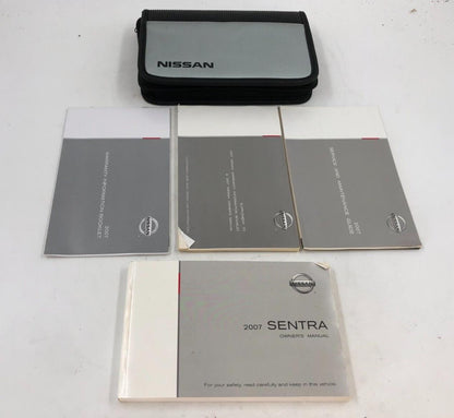 2007 Nissan Sentra Owners Manual Set with Case OEM F04B28059