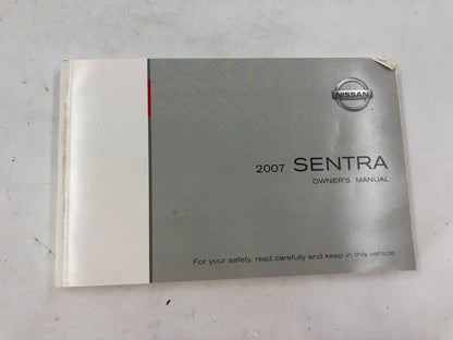 2007 Nissan Sentra Owners Manual Set with Case OEM F04B28059