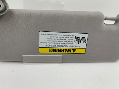 2011-2014 Hyundai Sonata Passenger Sun Visor Sunvisor Gray OEM F02B29043