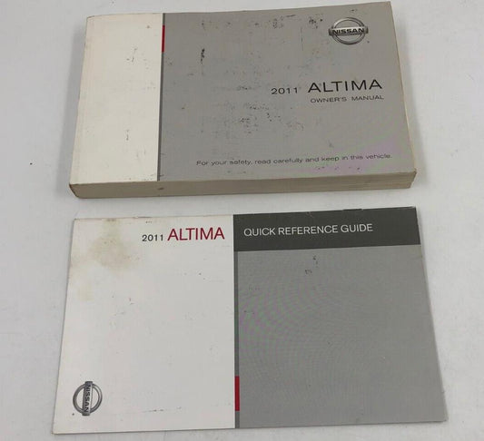 2011 Nissan Altima Owners Manual Set OEM A01B70010