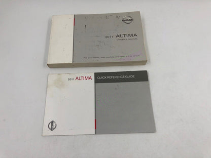 2011 Nissan Altima Owners Manual Set OEM A01B70010