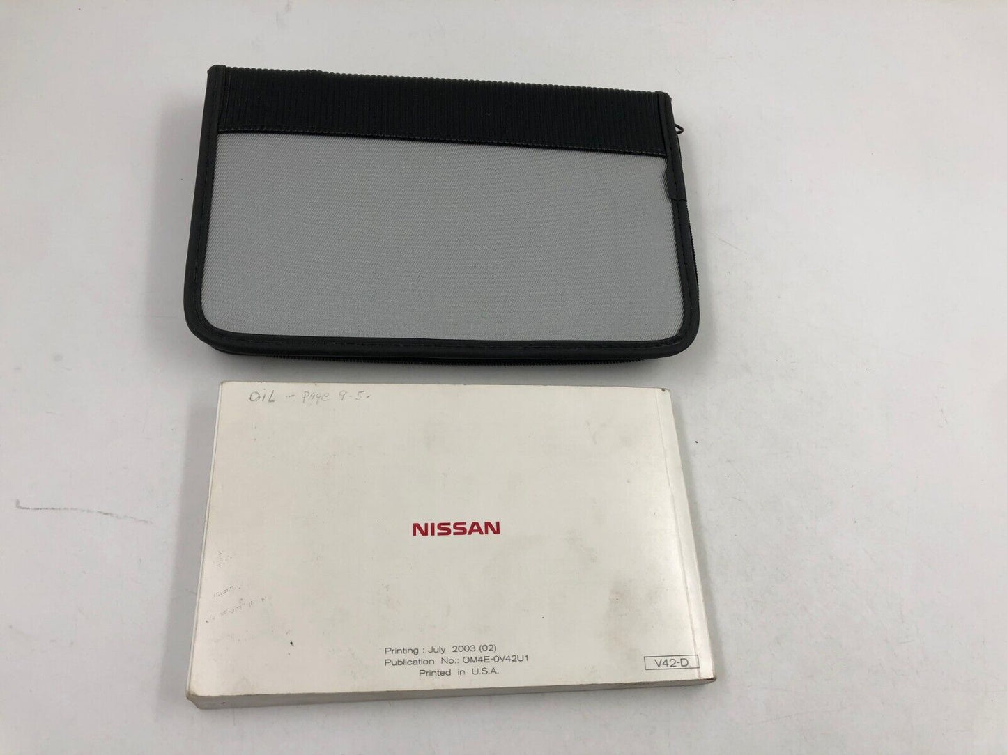 2004 Nissan Quest Owners Manual with Case OEM A01B66006