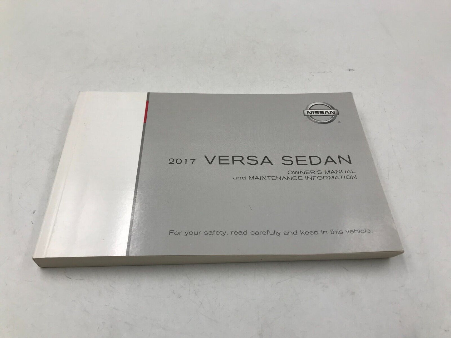 2017 Nissan Versa Sedan Owners Manual Set with Case OEM A01B59006