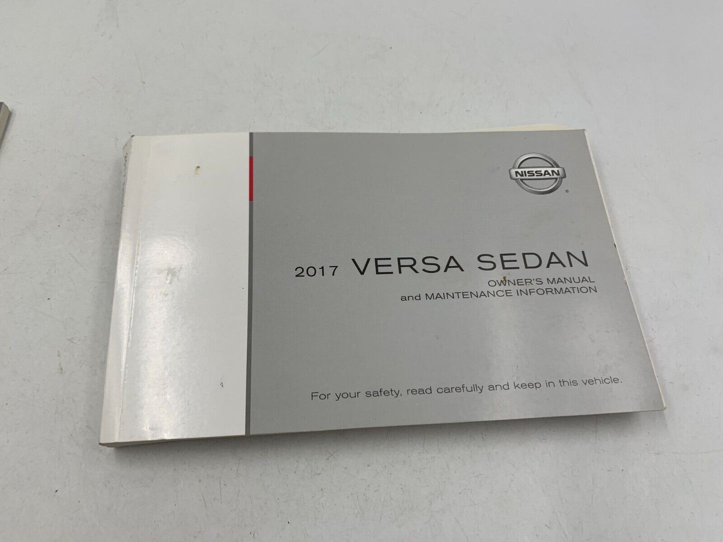 2017 Nissan Versa Sedan Owners Manual Set with Case OEM A01B59009