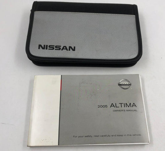 2005 Nissan Altima Owners Manual Handbook with Case OEM B02B06002