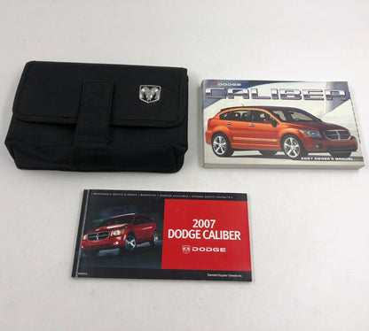 2007 Dodge Caliber Owners Manual Handbook Set with Case OEM H01B28002