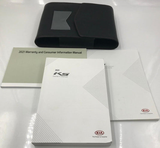 2021 Kia K5 Owners Manual Handbook Set with Case OEM A04B06036