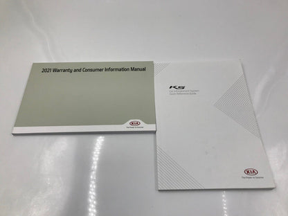 2021 Kia K5 Owners Manual Handbook Set with Case OEM A04B06036