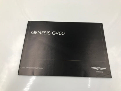 2023 Genesis GV60 Owners Manual Handbook Set OEM A02B57012