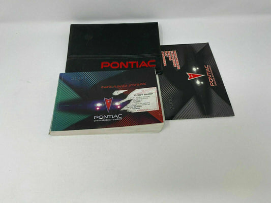 2000 Pontiac Grand Prix Owners Manual Handbook OEM with Case A02B59009