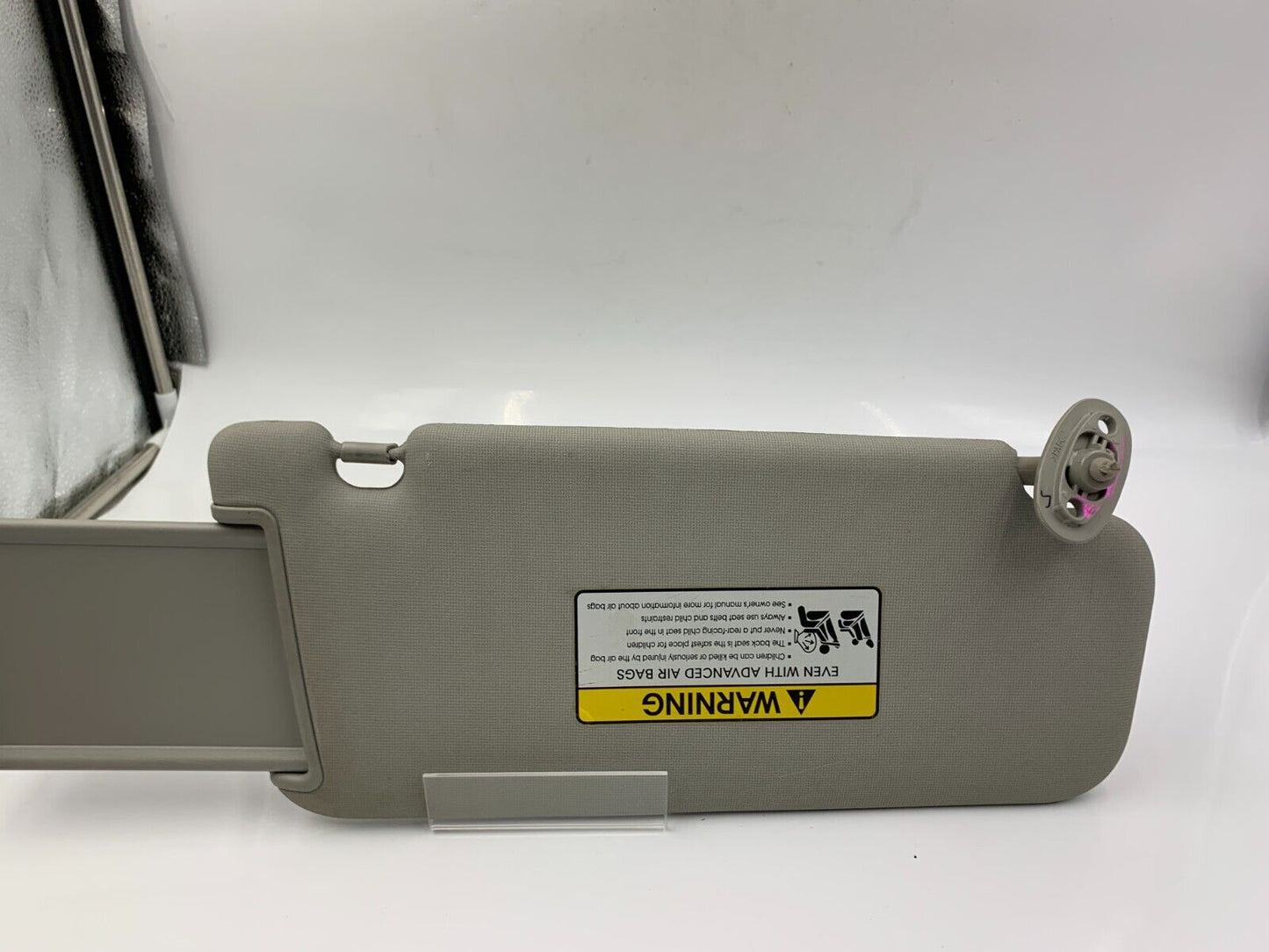 2010-2013 Kia Forte Driver Sun Visor Sunvisor Gray OEM A02B60012