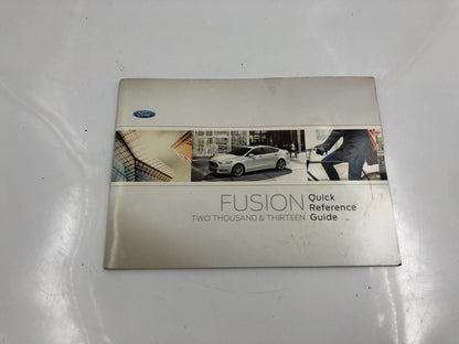 2013 Ford Fusion Owners Manual Set with Case OEM A04B52034