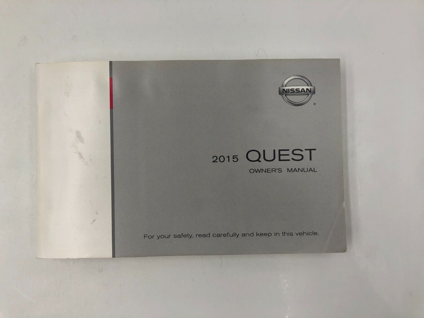 2015 Nissan Quest Owners Manual Set with Case OEM A01B65004