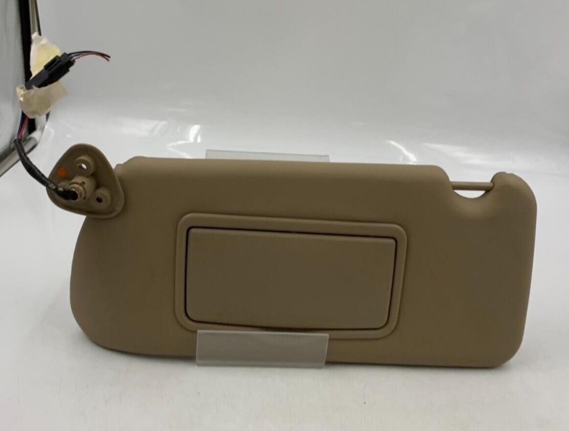 2003-2007 Cadillac CTS Driver Sun Visor Sunvisor Beige Illuminated OEM A02B63005