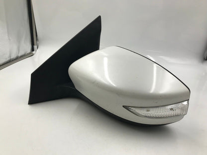 2015 Nissan Sentra Driver Side View Power Door Mirror White OEM A02B70006