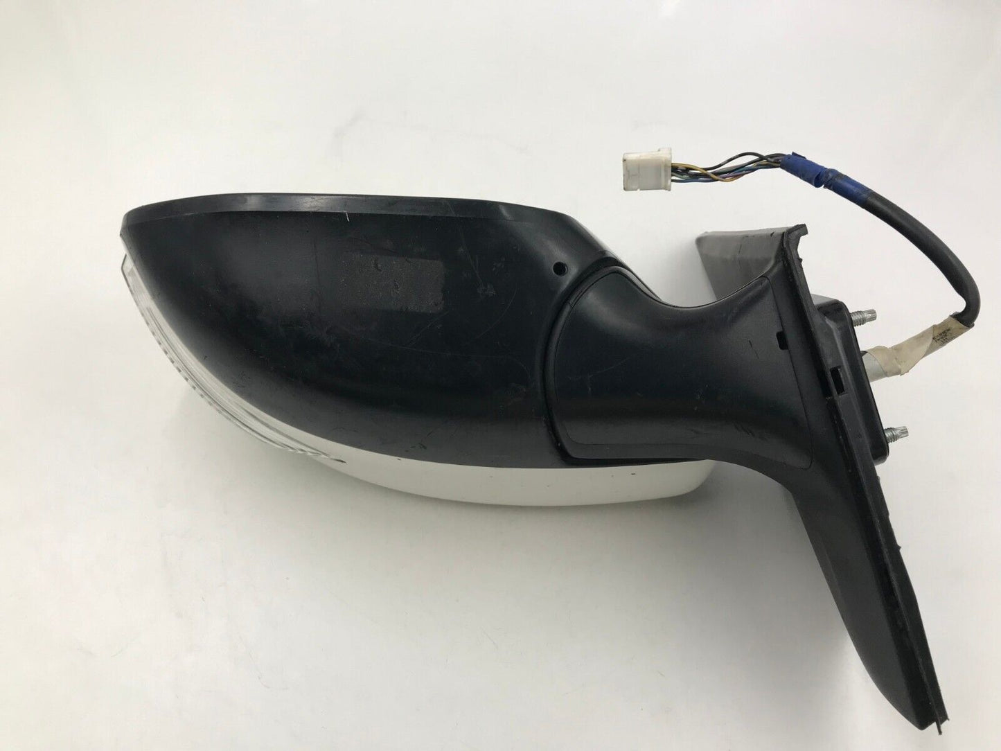 2015 Nissan Sentra Driver Side View Power Door Mirror White OEM A02B70006