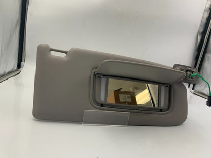 2007-2011 Volvo S40 Passenger Sun Visor Sunvisor Gray Illumination OEM B01B57002