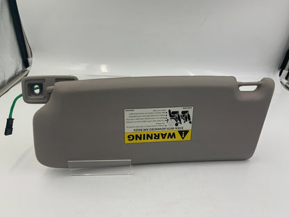 2007-2011 Volvo S40 Passenger Sun Visor Sunvisor Gray Illumination OEM B01B57002