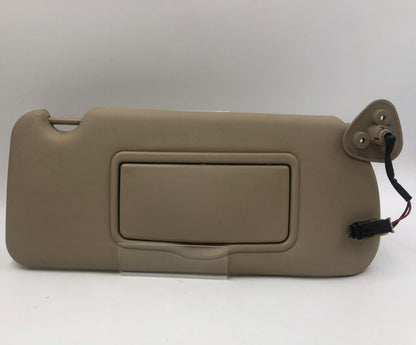 2003-2007 Cadillac CTS Passenger Sun Visor Sunvisor Illuminated Beige B01B59001