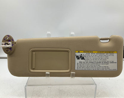 2007-2009 Lexus ES350 Driver Sun Visor Sunvisor Tan Illumination OEM H01B26013