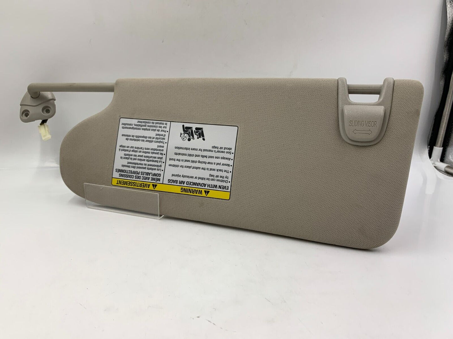 2015-2018 Nissan Murano Passenger Sun Visor Sunvisor Gray Illuminated H01B26017