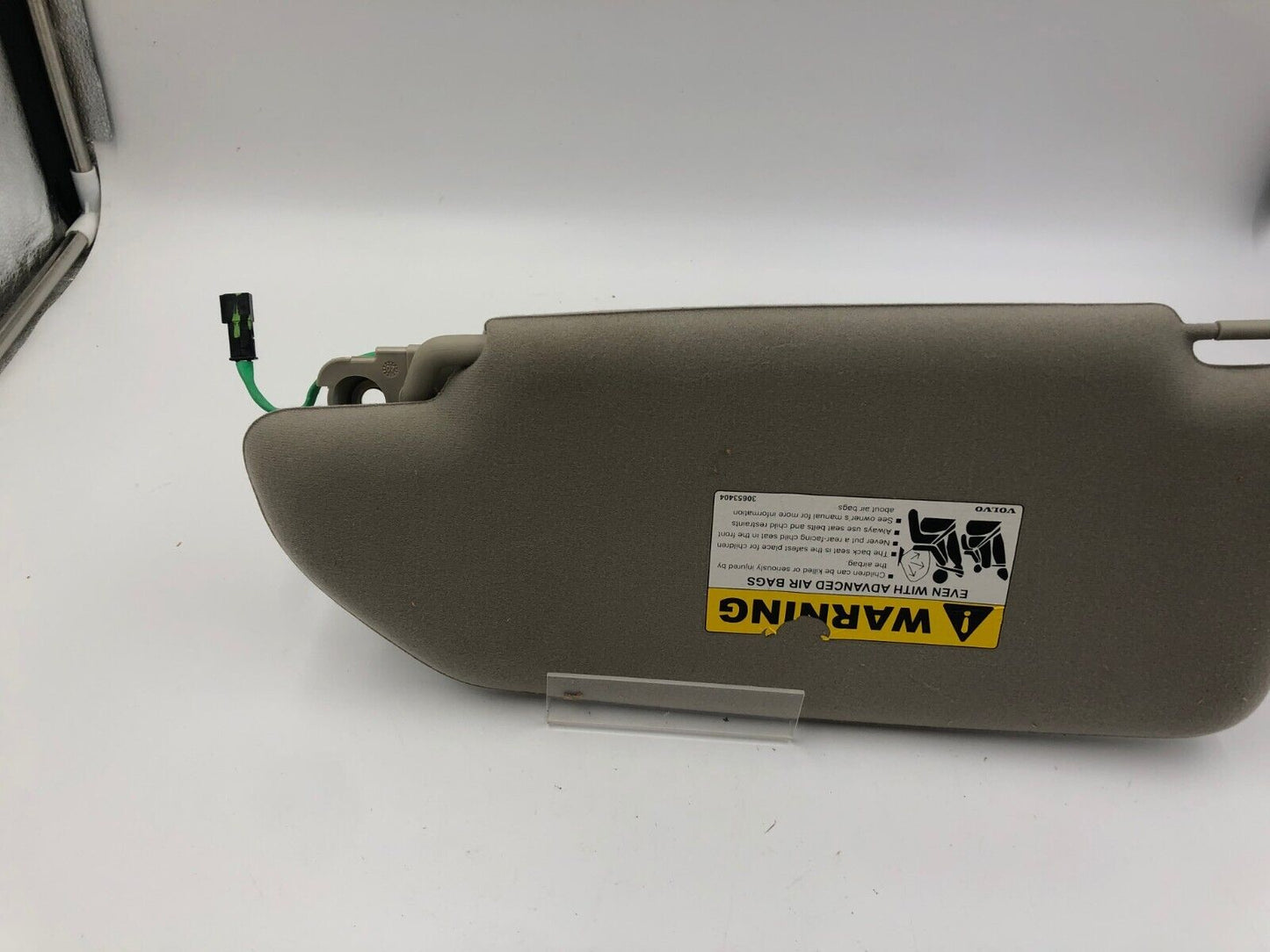 2005-2009 Volvo S60 Passenger Sun Visor Sunvisor Illuminated Gray OEM B01B26001