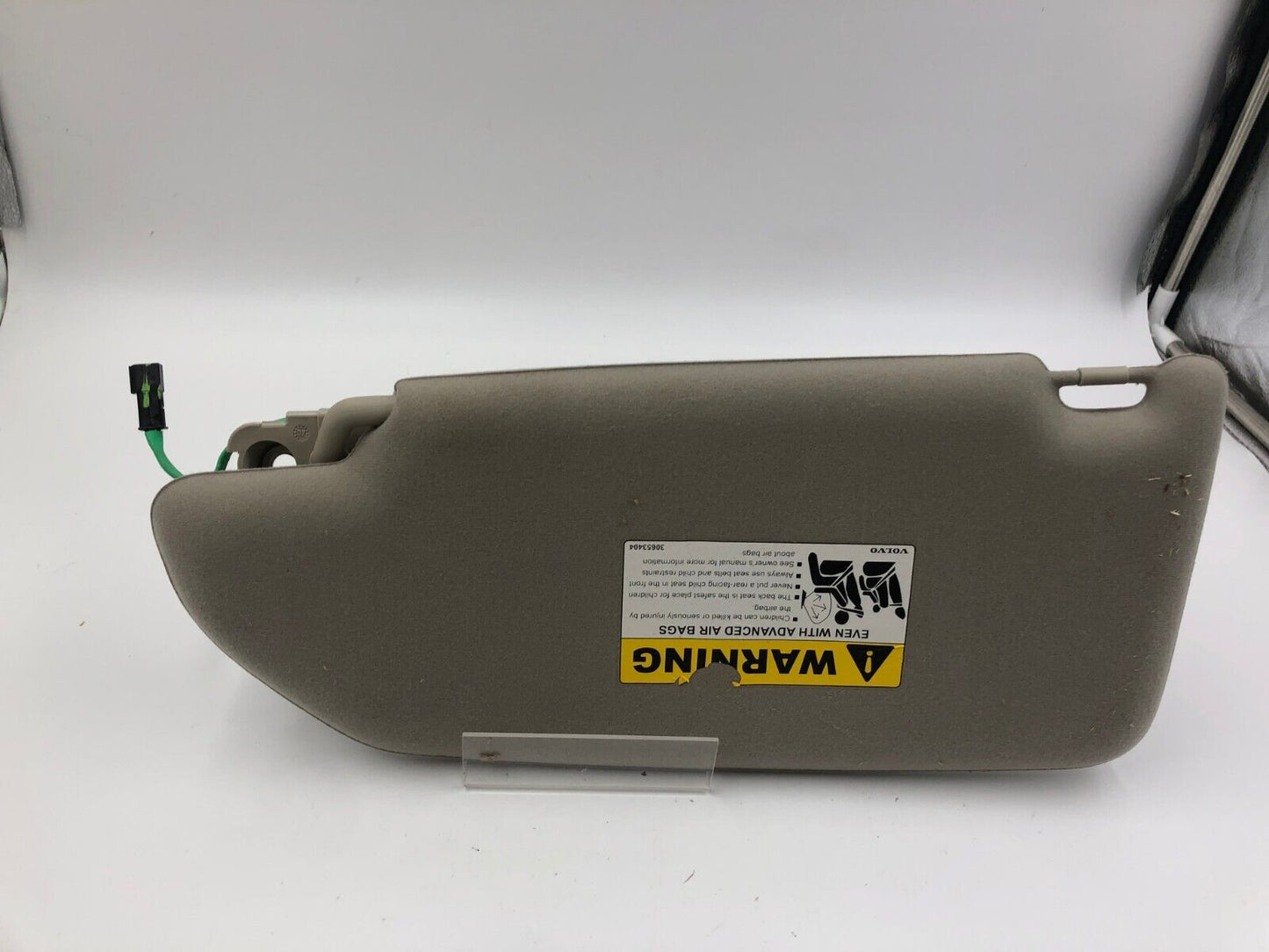 2005-2009 Volvo S60 Passenger Sun Visor Sunvisor Illuminated Gray OEM B01B26001