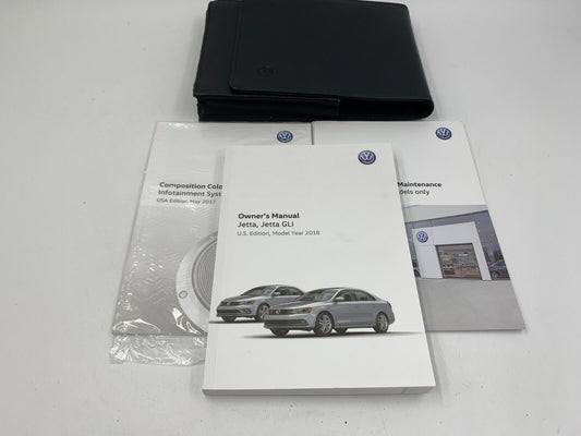 2018 Volkswagen Jetta GLI Owners Manual Set with Case OEM B01B61006