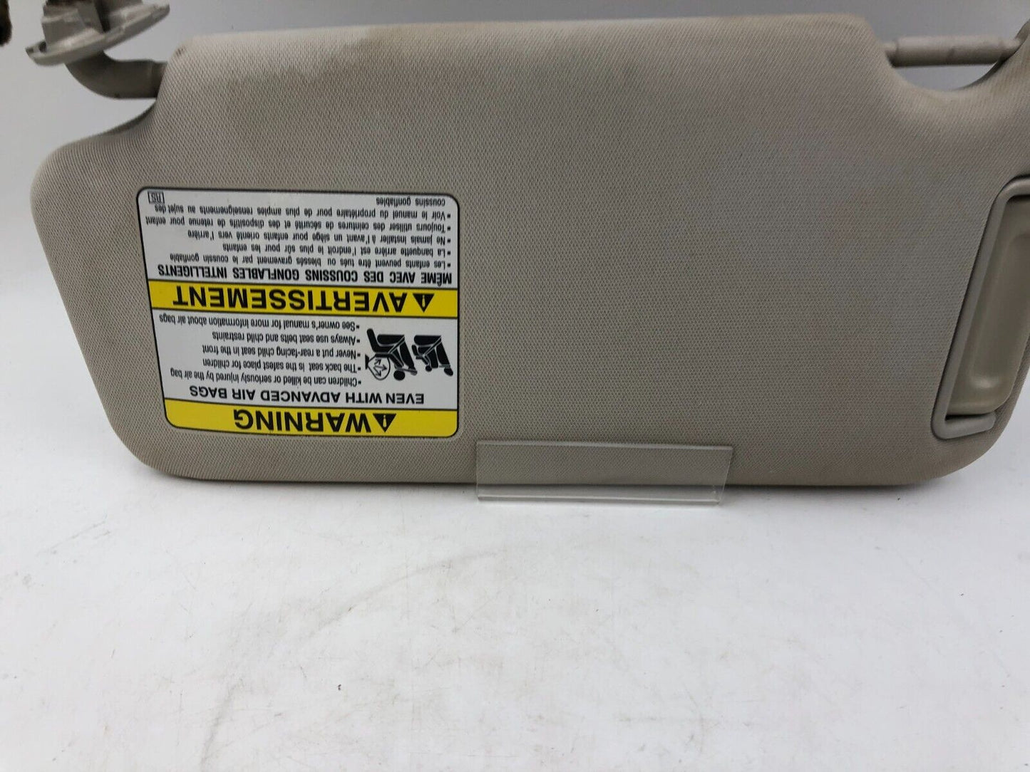 2010-2014 Subaru Legacy Passenger Sunvisor Gray Illuminated OEM B04B30009