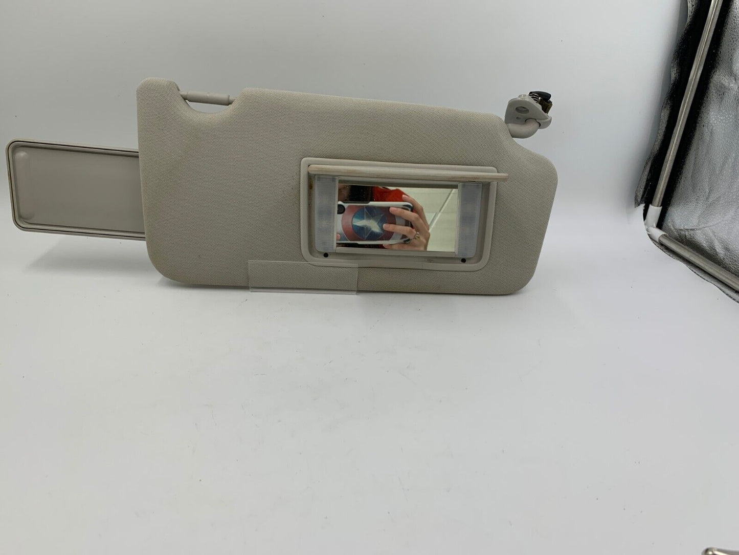 2010-2014 Subaru Legacy Passenger Sunvisor Gray Illuminated OEM B04B30009