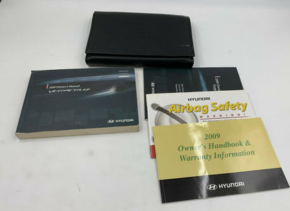 2009 Hyundai Veracruz Owners Manual Set with Case OEM E01B12005