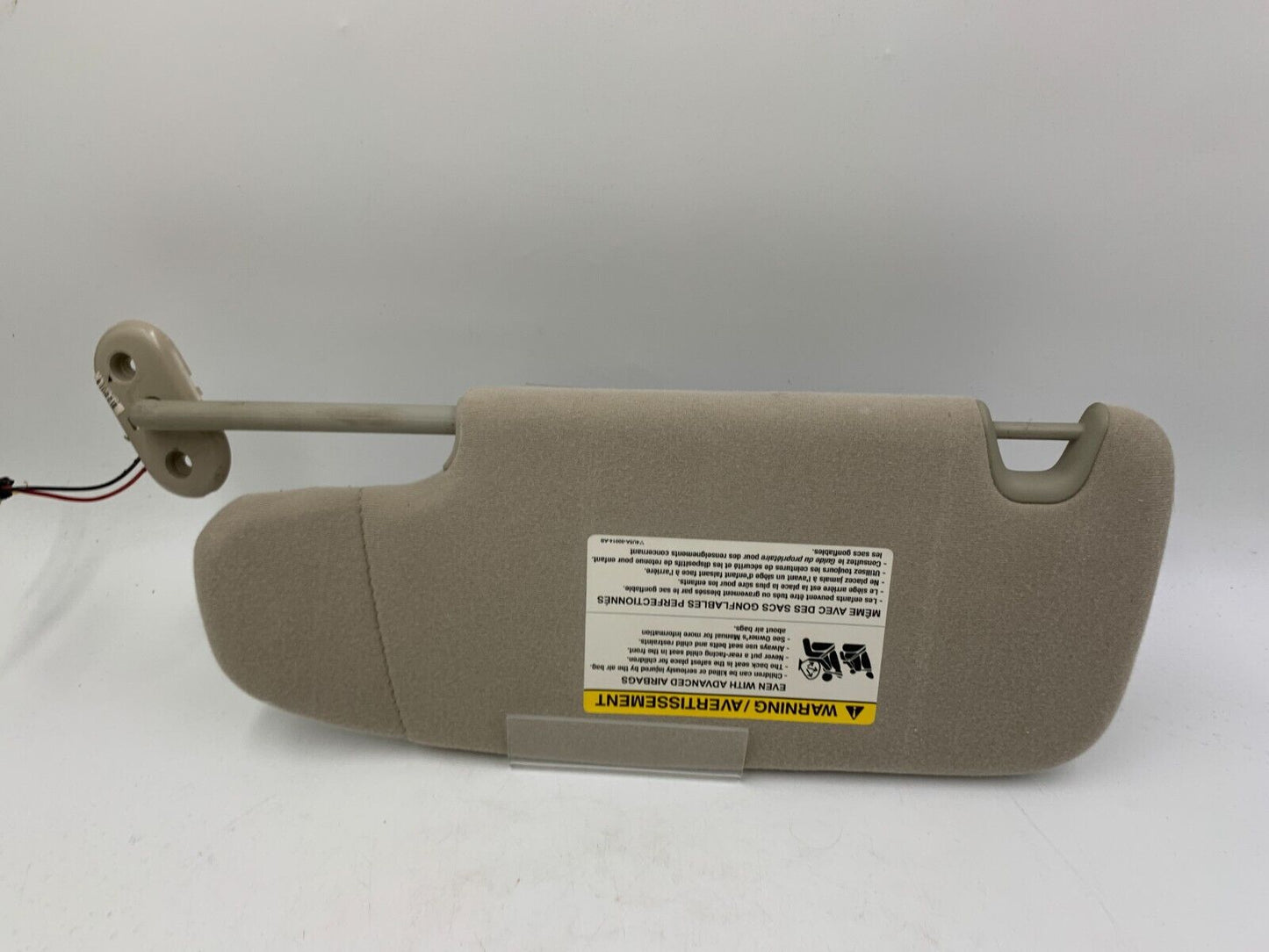 2006-2009 Mercury Milan Passenger Sun Visor Sunvisor Gray Illumination E01B12006