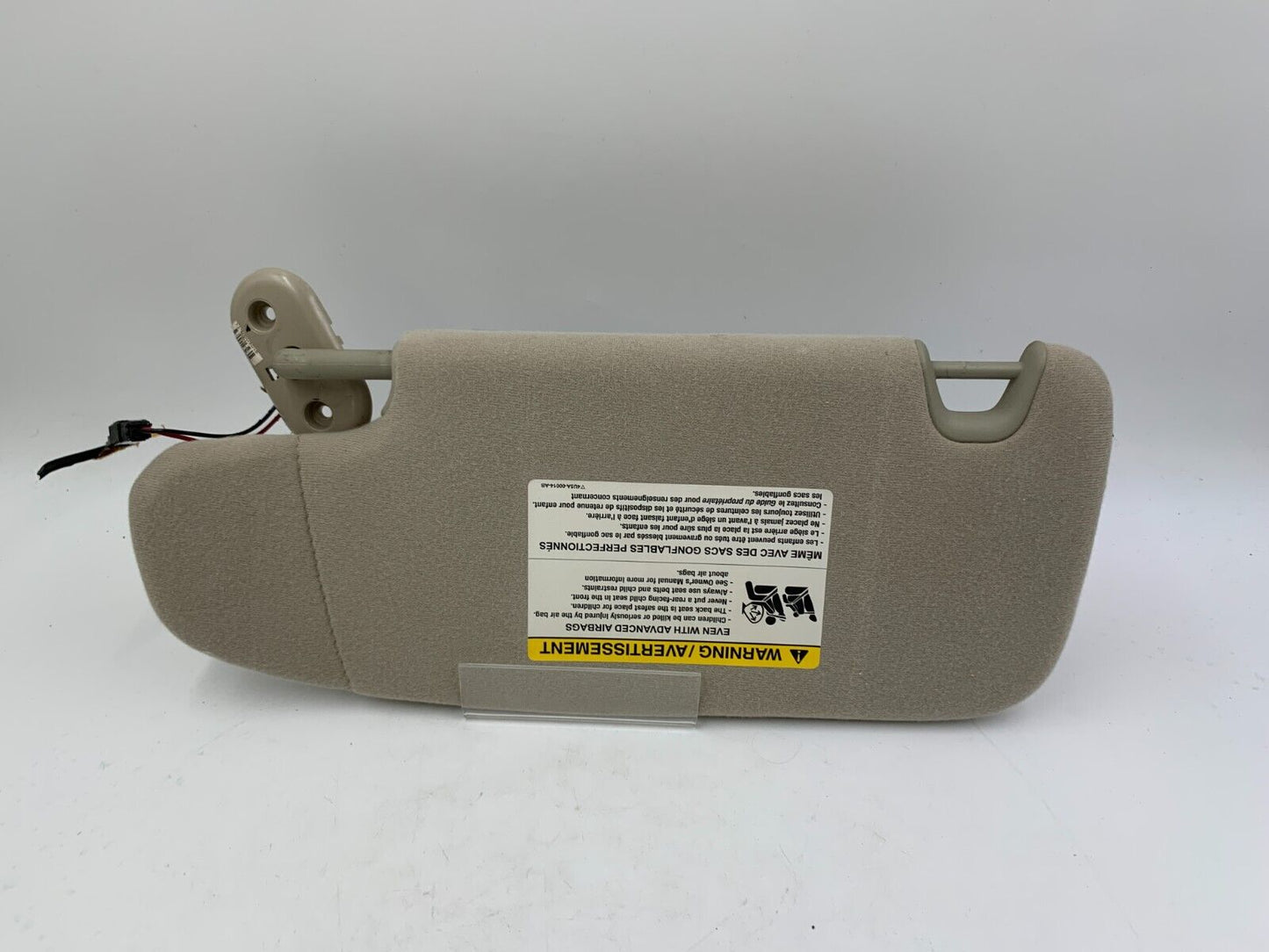 2006-2009 Mercury Milan Passenger Sun Visor Sunvisor Gray Illumination E01B12006