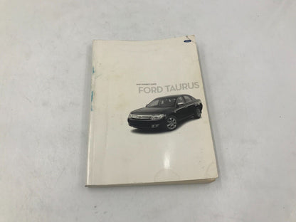 2008 Ford Taurus Owners Manual Handbook OEM B01B64004