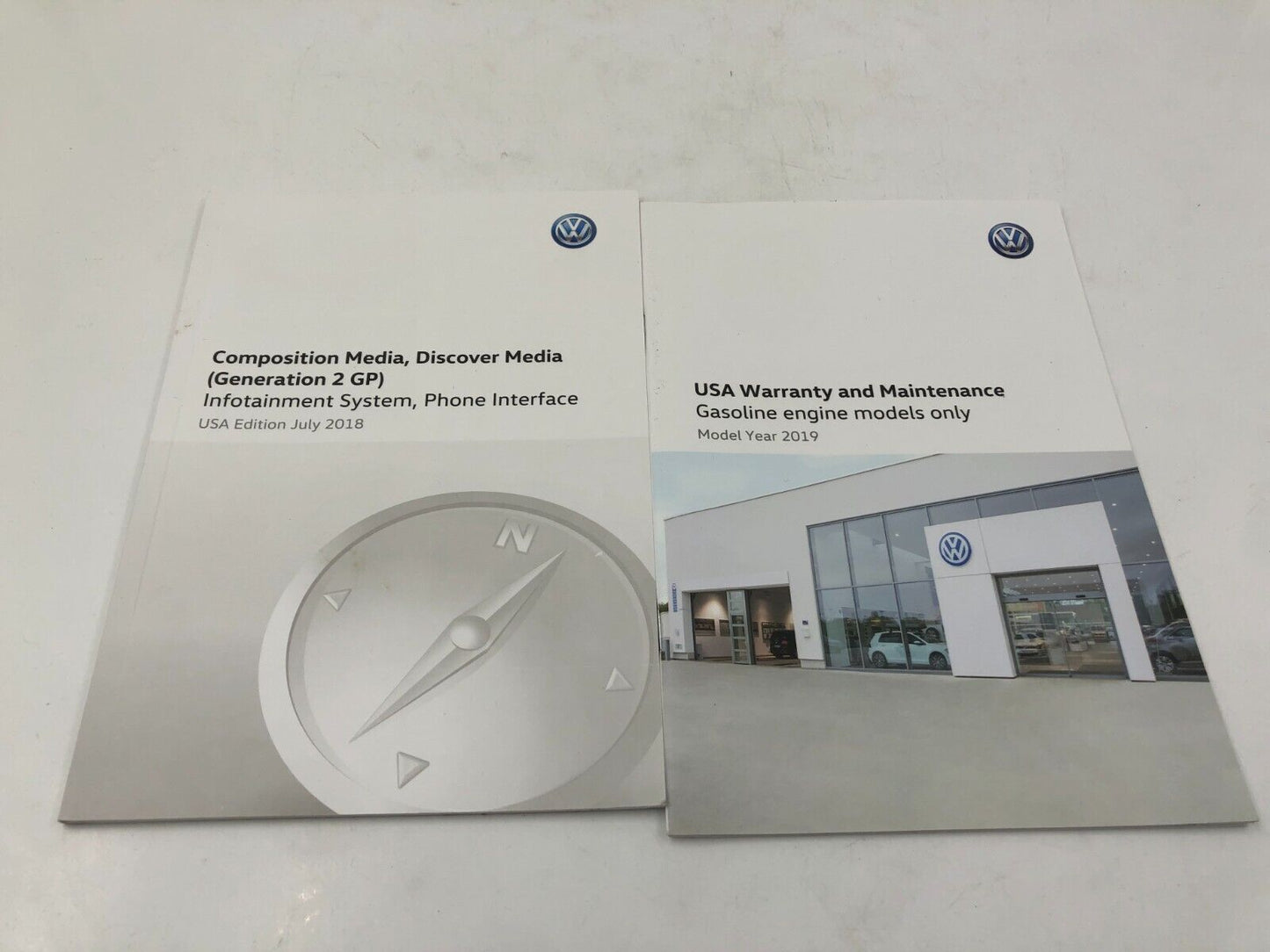 2019 Volkswagen Tiguan Owners Manual Set with Case OEM H01B04053