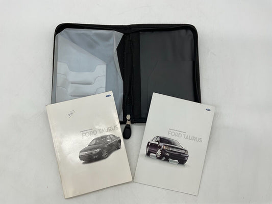 2008 Ford Taurus Owners Manual Set with Case OEM B02B61006