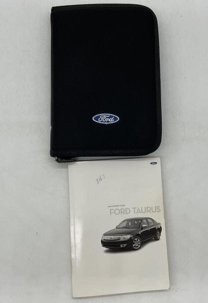 2008 Ford Taurus Owners Manual Set with Case OEM B02B61006