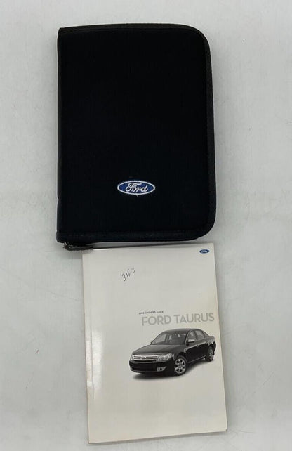 2008 Ford Taurus Owners Manual Set with Case OEM B02B61006