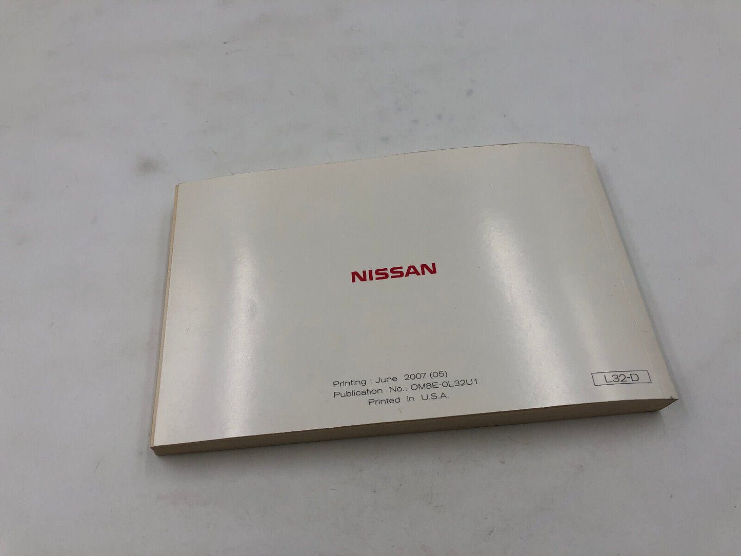 2008 Nissan Altima Owners Manual Handbook OEM E01B31027