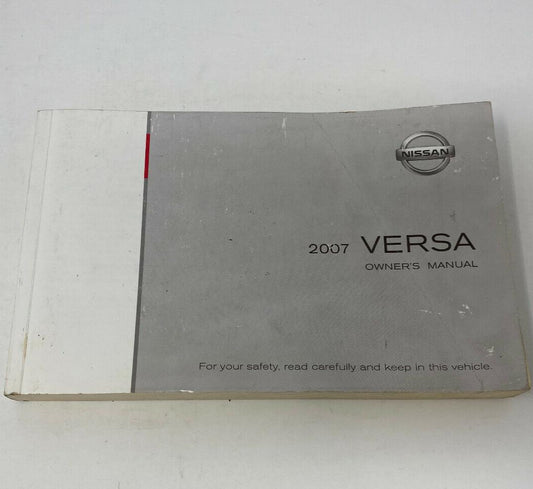 2007 Nissan Versa Owners Manual OEM A04B44083