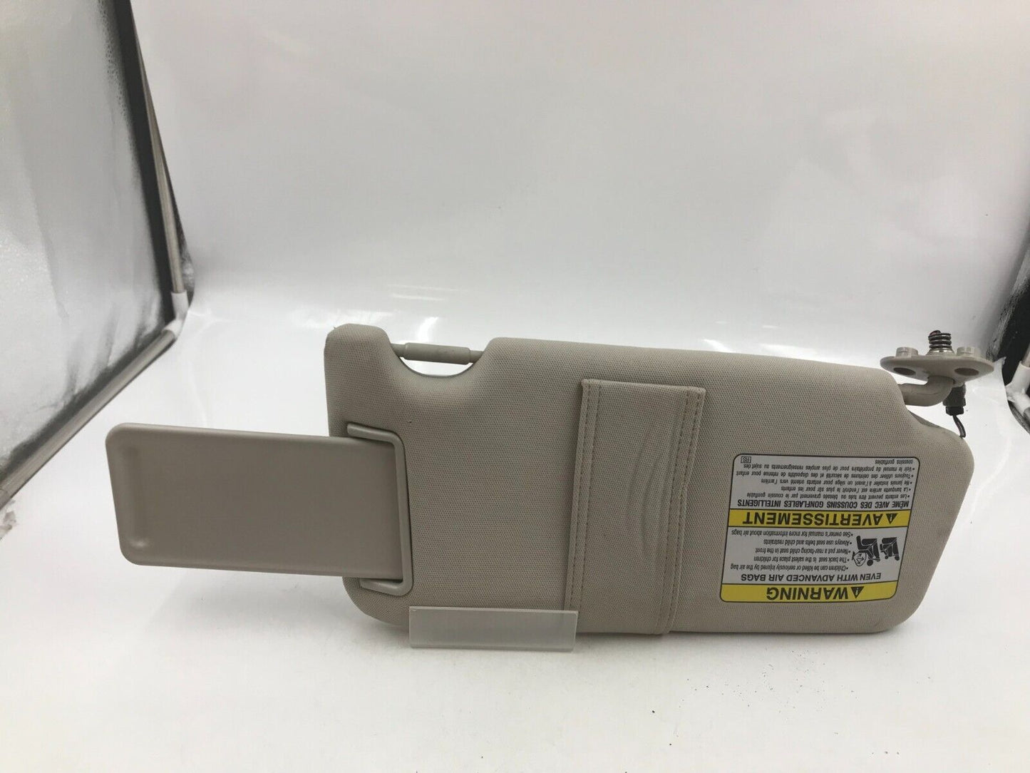 2010-2014 Subaru Legacy Passenger Sunvisor Gray Illuminated OEM B01B62010