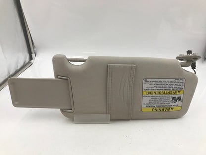 2010-2014 Subaru Legacy Passenger Sunvisor Gray Illuminated OEM B01B62010