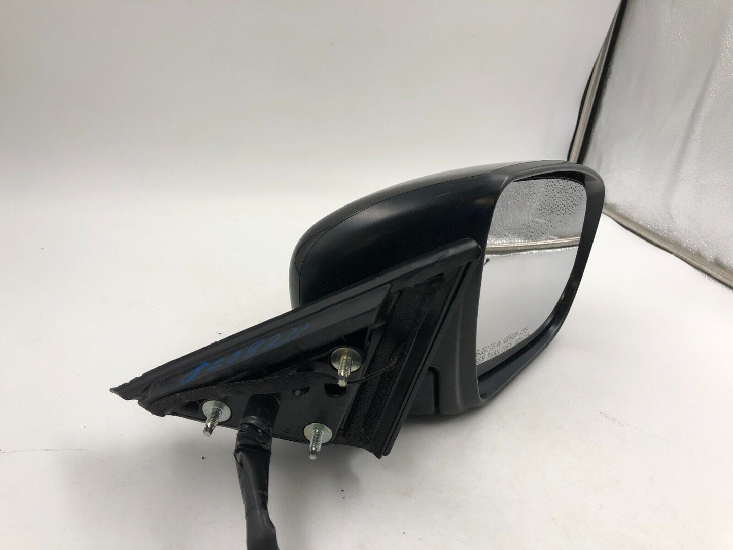 2016-2017 Nissan Rogue Passenger Side View Power Door Mirror Black OEM B02B68002