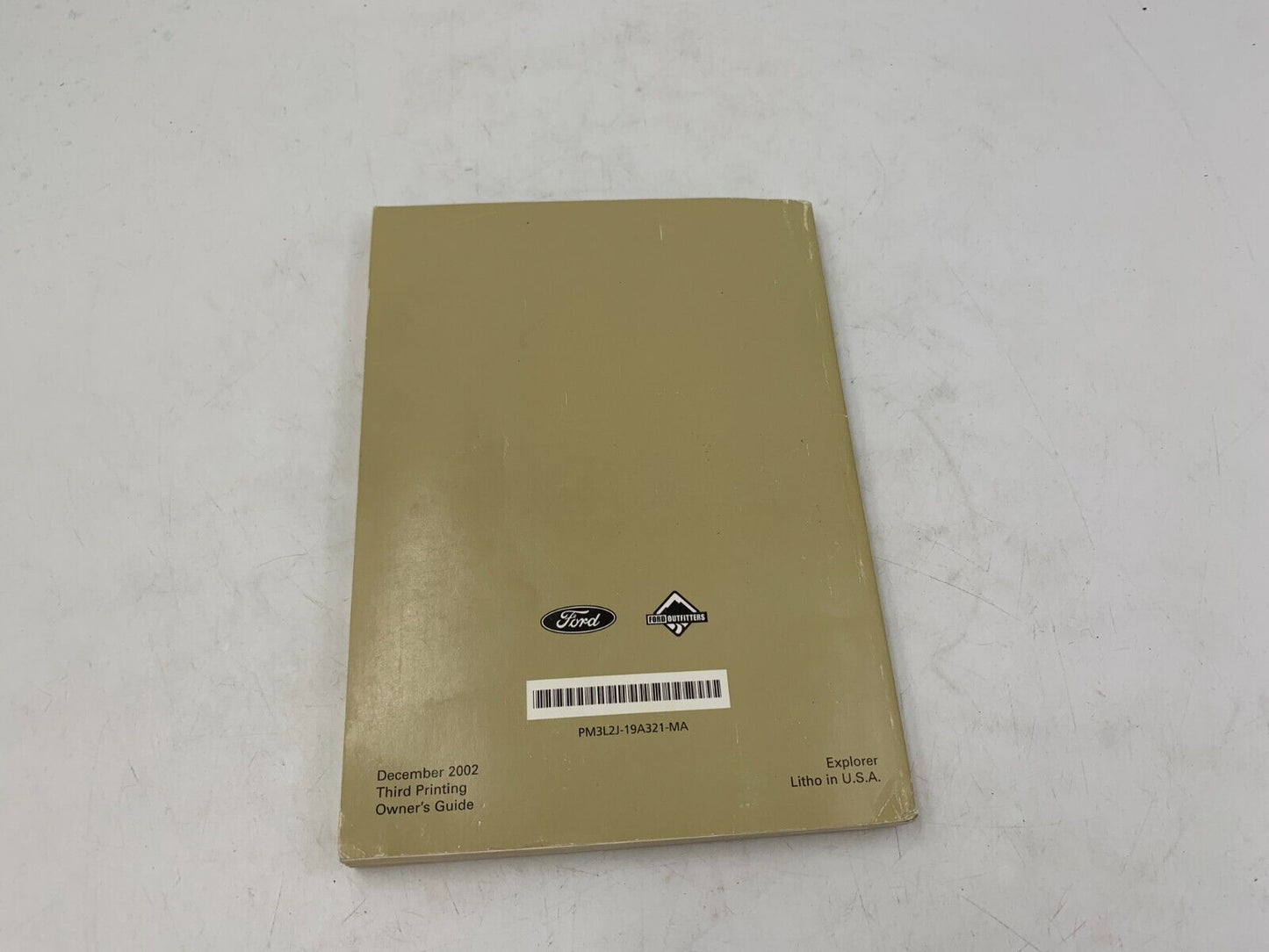 2003 Ford Explorer Owners Manual OEM E01B12008