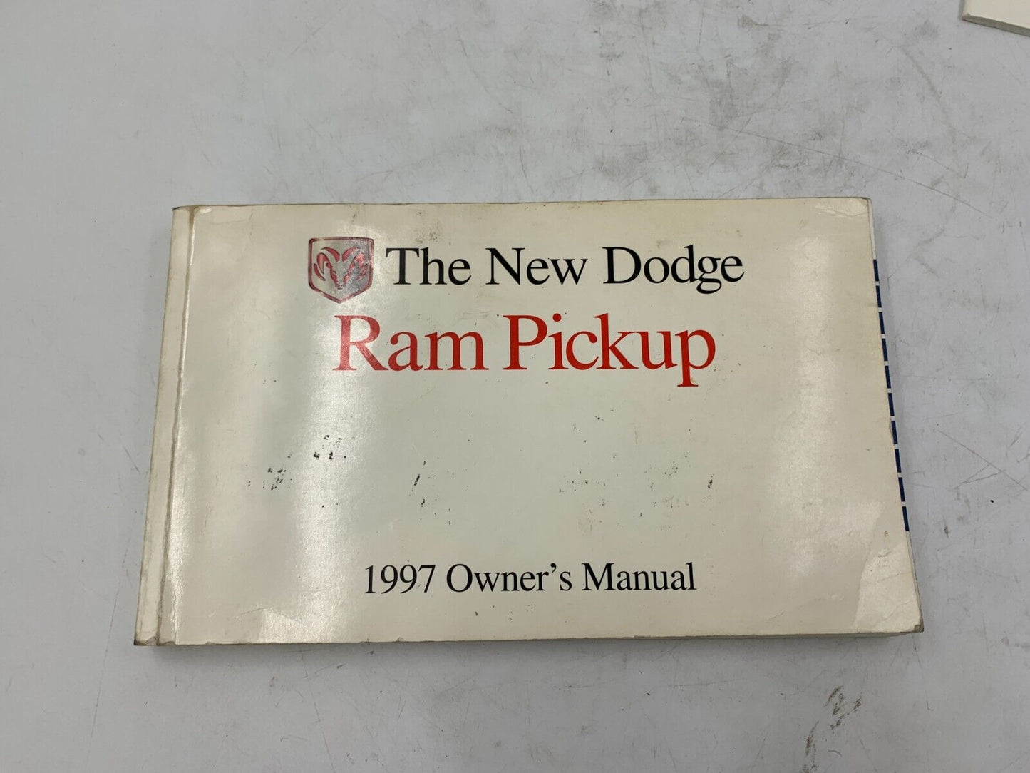 1997 RAM Pickup Owners Manual Set with Case OEM B04B33048