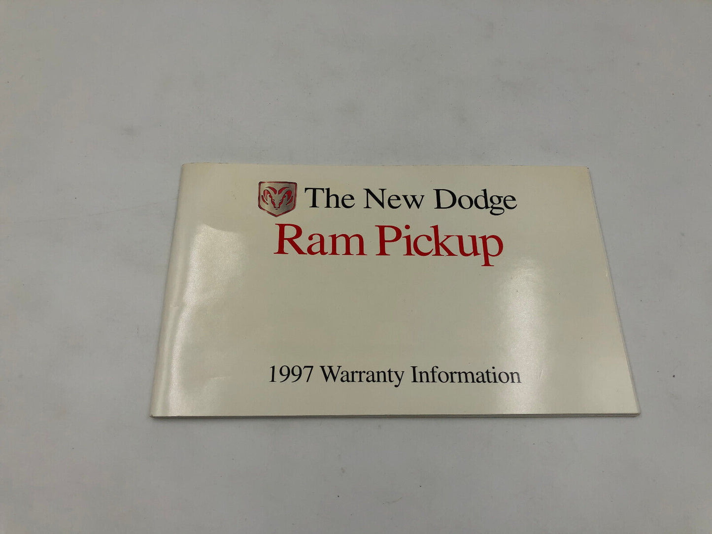 1997 RAM Pickup Owners Manual Set with Case OEM B04B33048