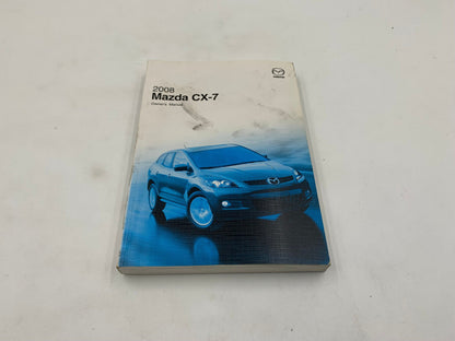 2008 Mazda CX7 CX-7 Owners Manual Handbook Set with Case OEM A03B16069