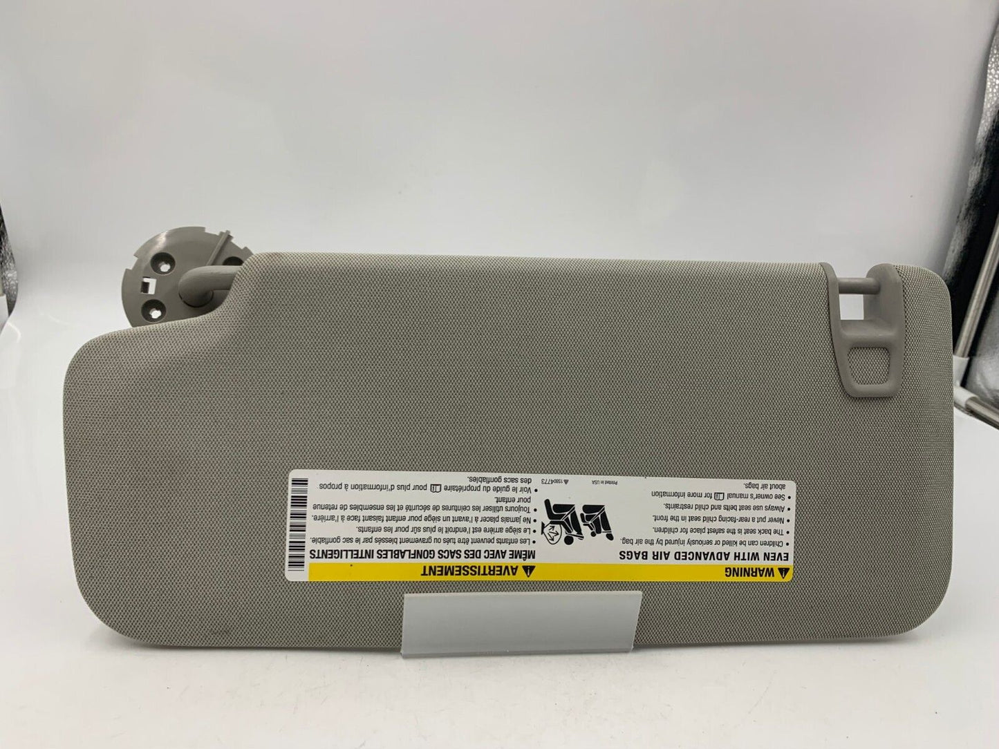 2013-2019 Chevrolet Trax Passenger Sun Visor Sunvisor Gray Illuminated A03B59006