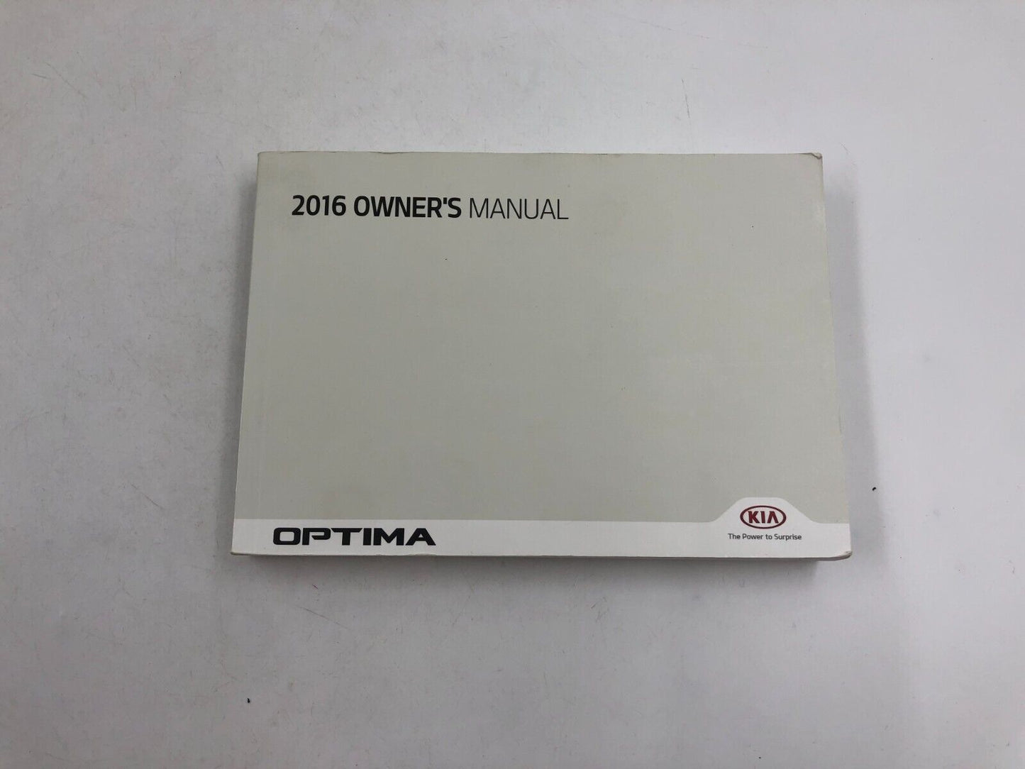 2016 Kia Optima Owners Manual Handbook with Case OEM A03B61005