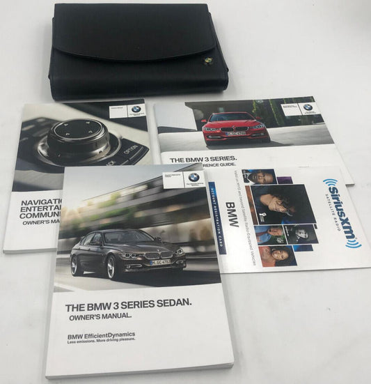 2013 BMW 3 Series Owners Manual Set with Case OEM B02B59007